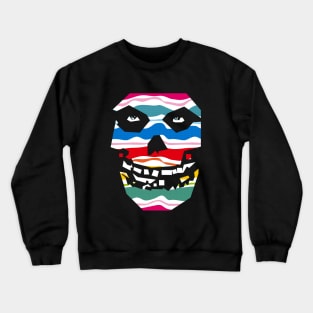 crimson ghost rainbow pattern Crewneck Sweatshirt